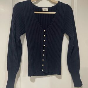 Aritzia pearl cardigan - wool blend
